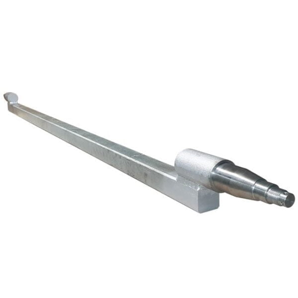 50mm Square Overlay Axle 2t - Galvanised