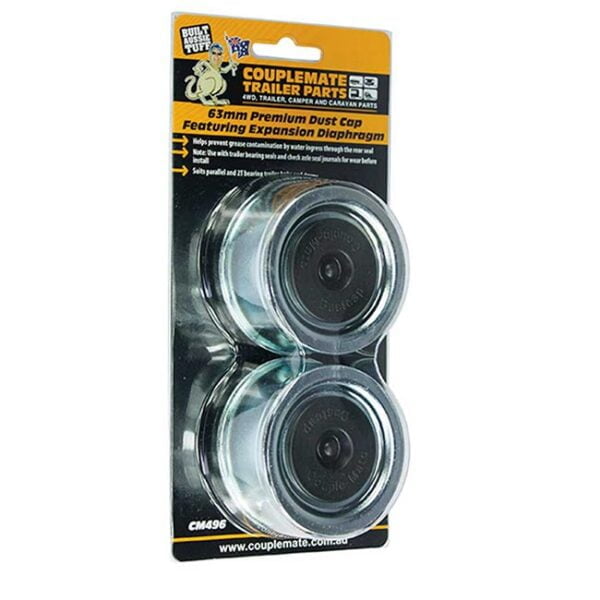 63mm Dust Cap w/ Grommet (Pair)