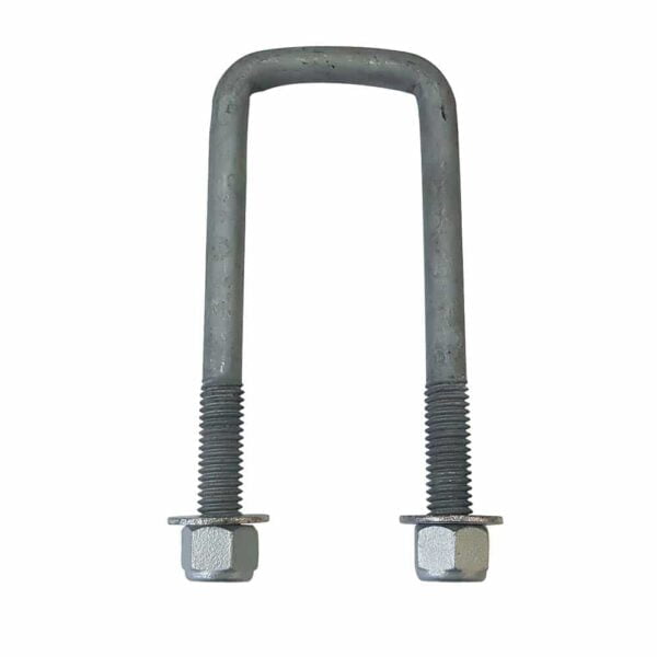 50mm x 7" Square Galvanised U-bolt