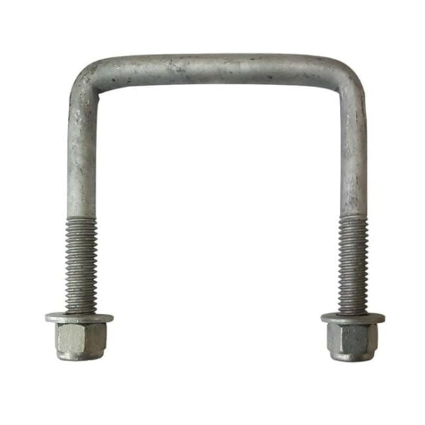 80mm Square Galvanised  Chassis U-Bolt