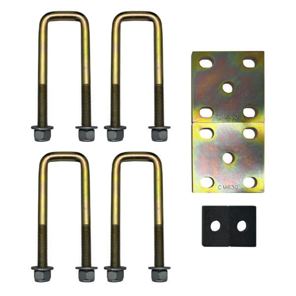 50mm Heavy Duty Square U-Bolt Kit - 180mm